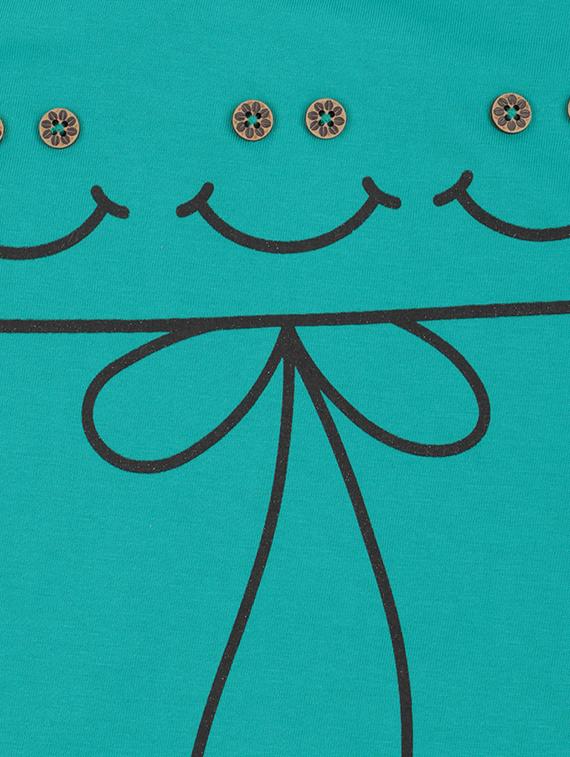 green cotton regular top - 16988932 - Zoom Image - 3