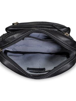black leather messenger messengerbag - 16993388 - Standard Image - 3