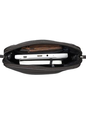 grey leather messenger messengerbag - 16993391 - Standard Image - 3