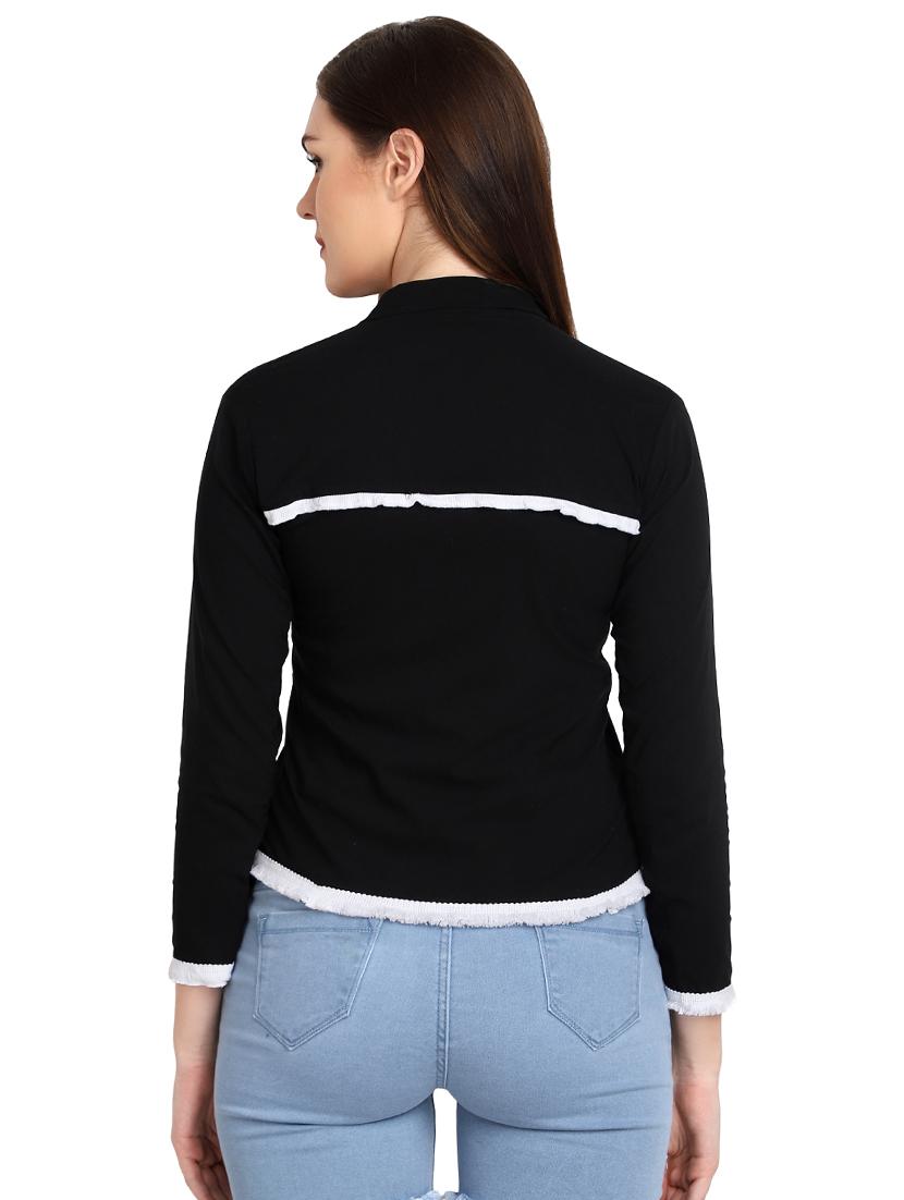 quirky patch lace detail shirt - 16995229 - Zoom Image - 3