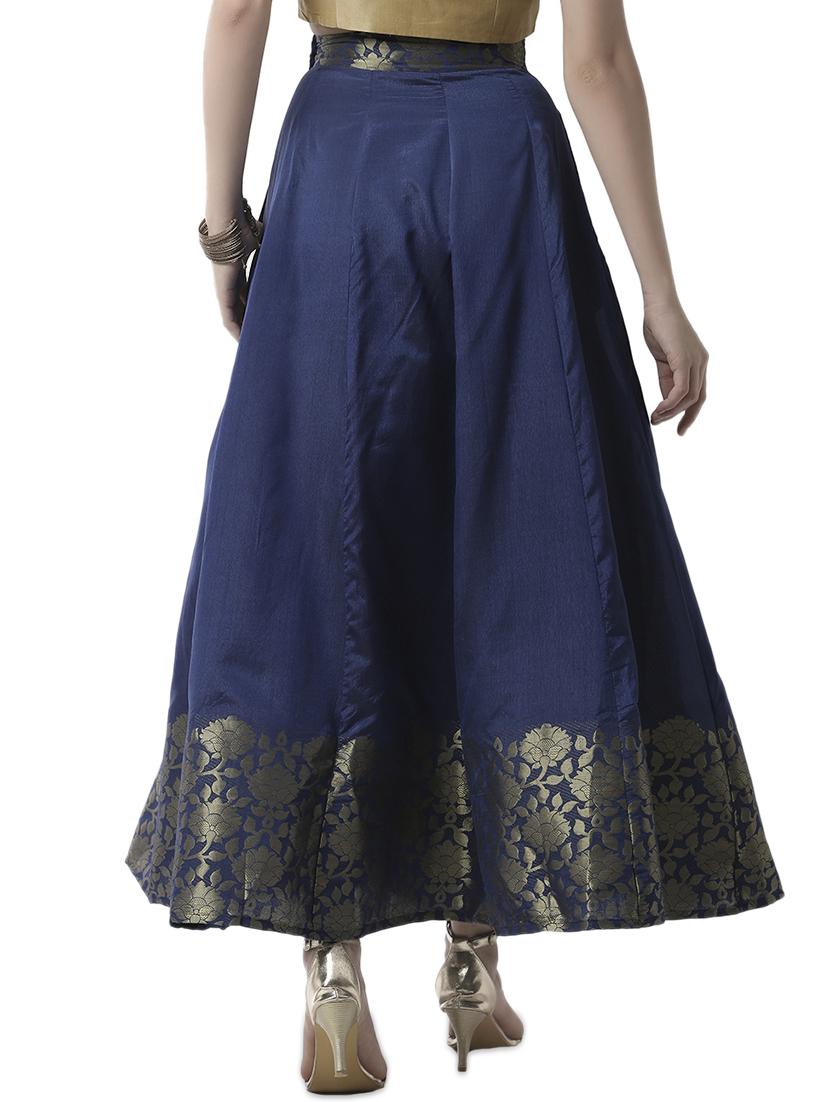 blue flared skirt - 16995860 - Zoom Image - 3