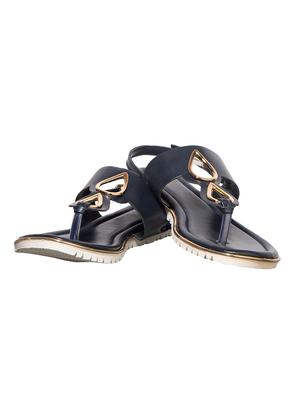buckle closure flat sandal - 16997362 - Standard Image - 3