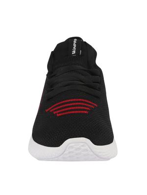 black lace up sports shoes - 16997388 - Standard Image - 3