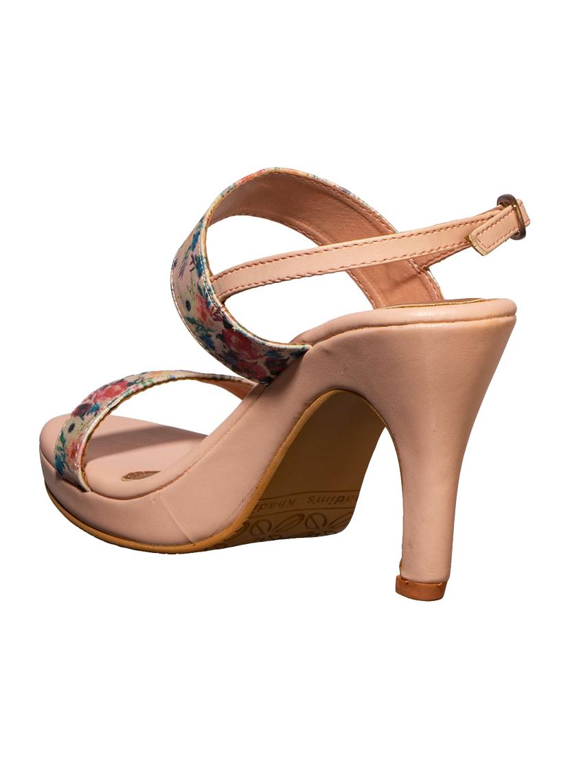 floral strap heels - 16997578 - Zoom Image - 3