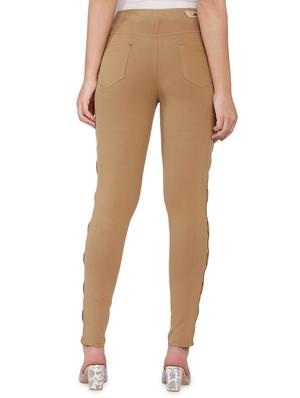 cris cross taped solid jegging - 16999877 - Standard Image - 3
