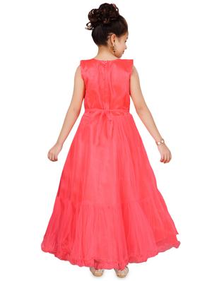 red net party gown - 17000617 - Standard Image - 3
