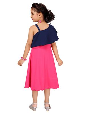blue cotton frock - 17000654 - Standard Image - 3