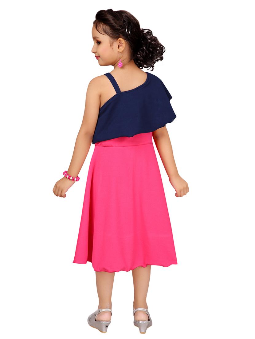 blue cotton frock - 17000654 - Zoom Image - 3