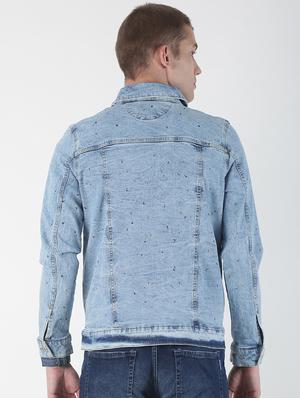 blue washed denim jacket - 17001086 - Standard Image - 3