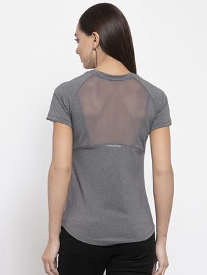mesh panel raglan sleeves top - 17012263 - Standard Image - 3