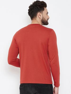 red solid t-shirt - 17013730 - Standard Image - 3
