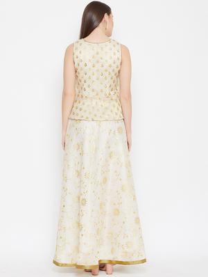 floral print flared lehenga - 17014688 - Standard Image - 3