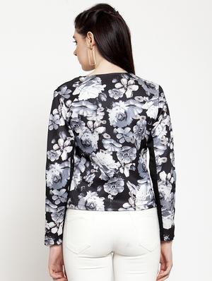 button down floral blazer - 17015184 - Standard Image - 3
