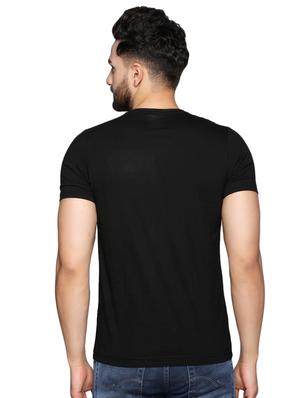 black solid t-shirt - 17019171 - Standard Image - 3