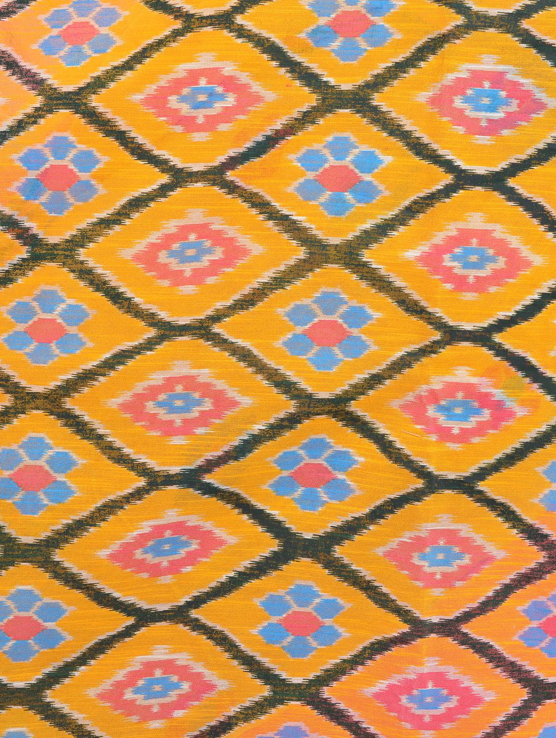 ikat handloom saree - 17019190 - Zoom Image - 3