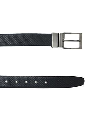 blackbrown leather belt - 17023874 - Standard Image - 3