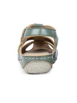 green back strap sandals - 17024777 - Standard Image - 3