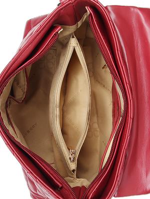 red leatherette (pu) regular handbag - 17025675 - Standard Image - 3