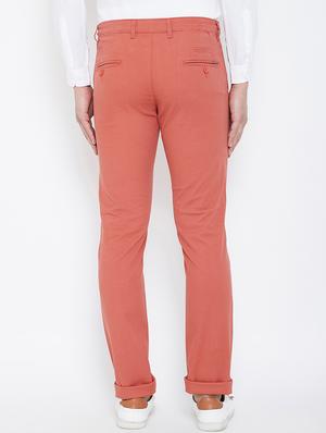 red solid chinos - 17031583 - Standard Image - 3