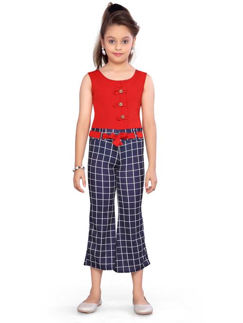 red cotton party gown - 17032064 - Standard Image - 1