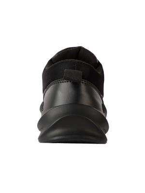 black lace up sport shoes - 17032097 - Standard Image - 3