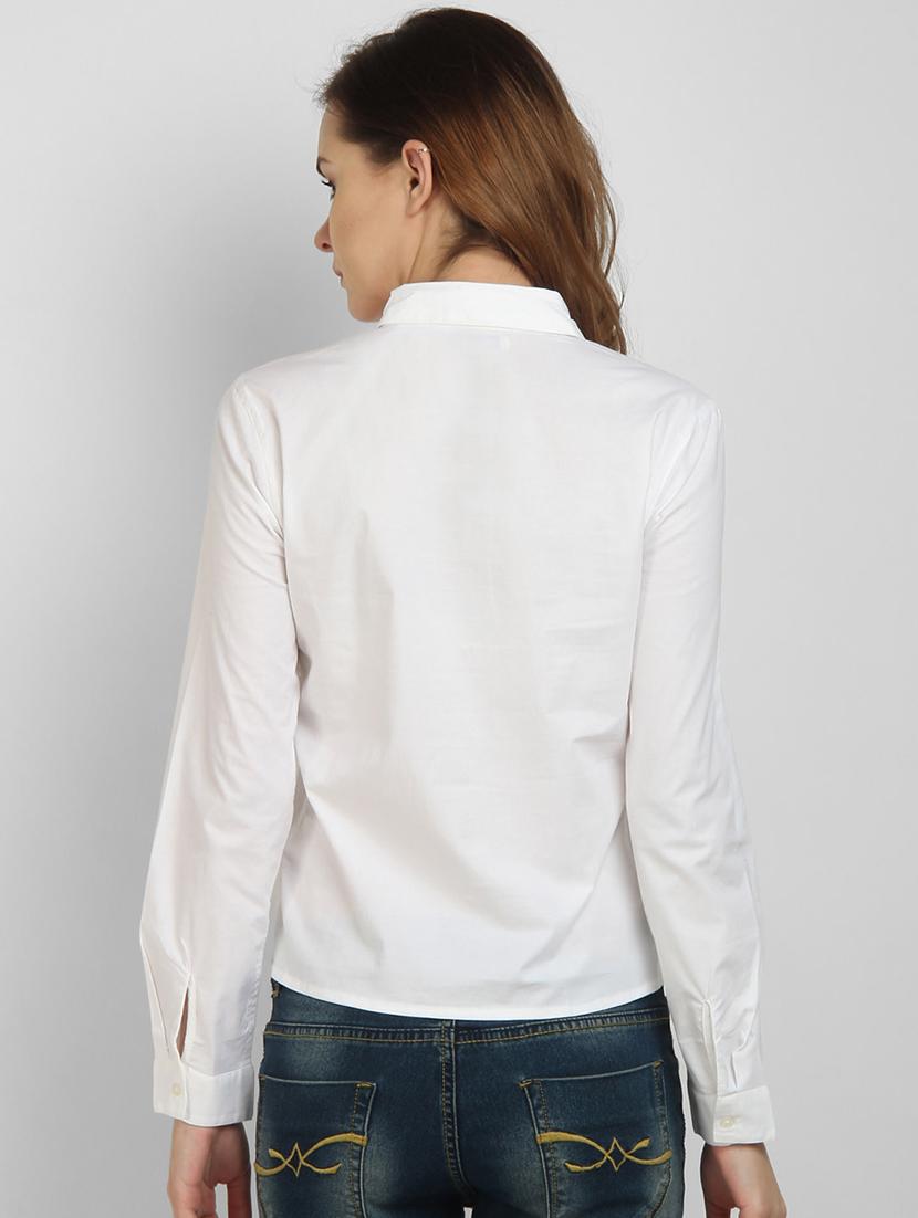 embroidered detail casual shirt - 17032779 - Zoom Image - 3
