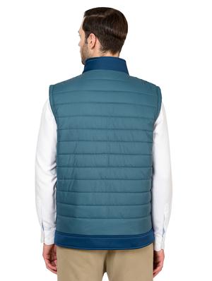 blue nylon quilted jacket - 17071968 - Standard Image - 3