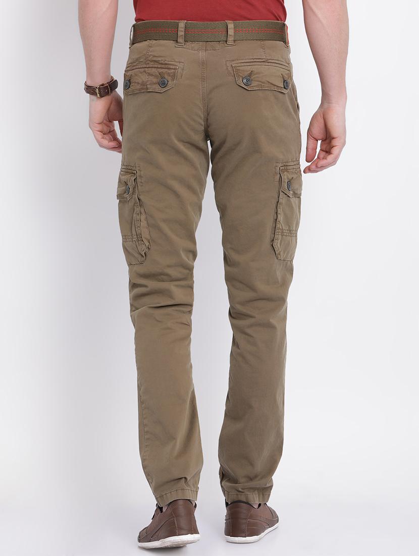 brown solid cargos - 17076729 - Zoom Image - 3