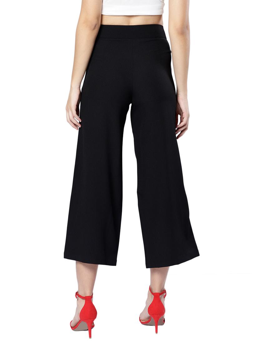 black solid palazzo - 17085254 - Zoom Image - 3
