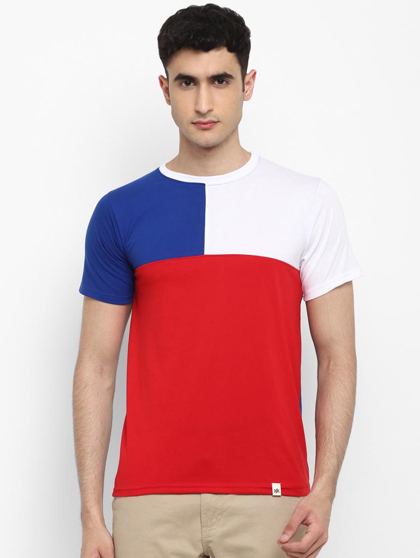 multi colorblock cut & sew t-shirts