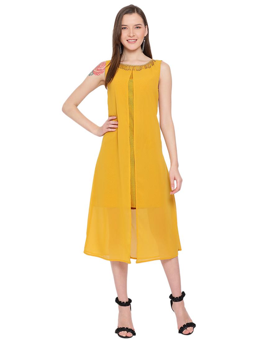 women's solid dress