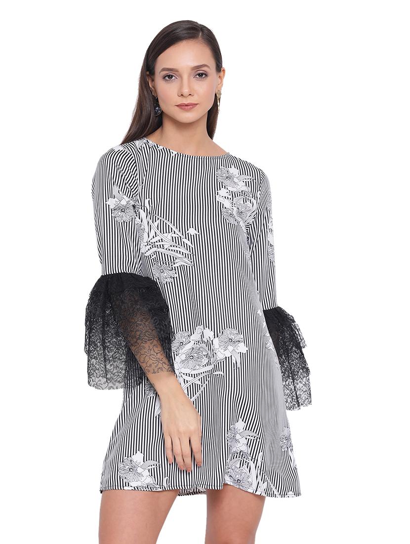 women's shift striped dress