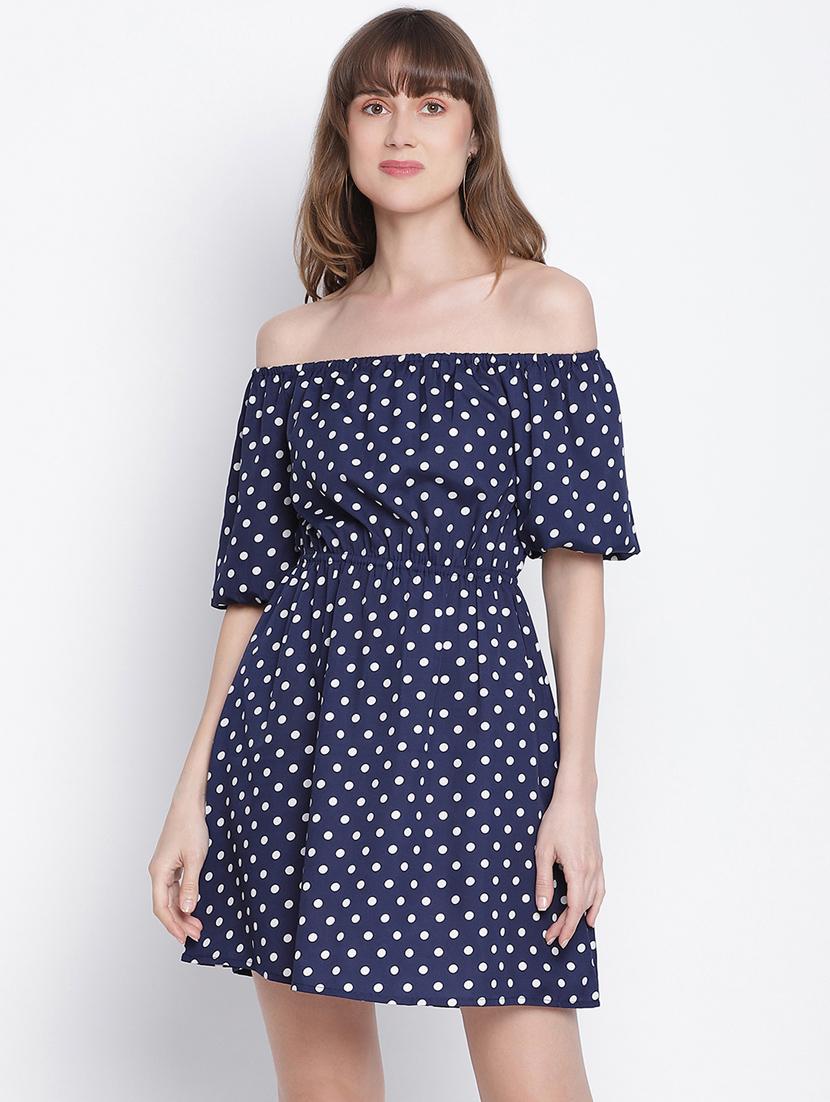 women's polka dots dress