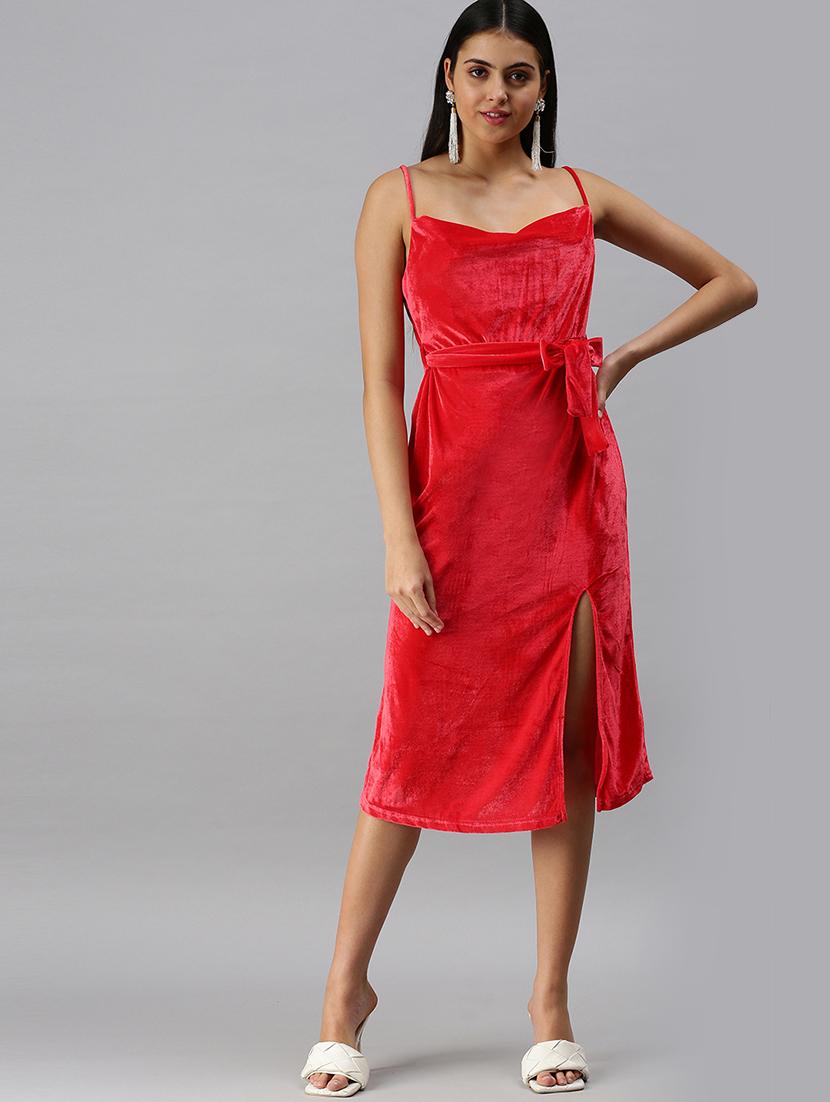 women's sheath solid dress