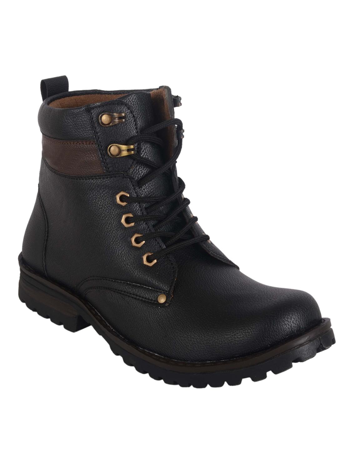 men lace up high ankle boots