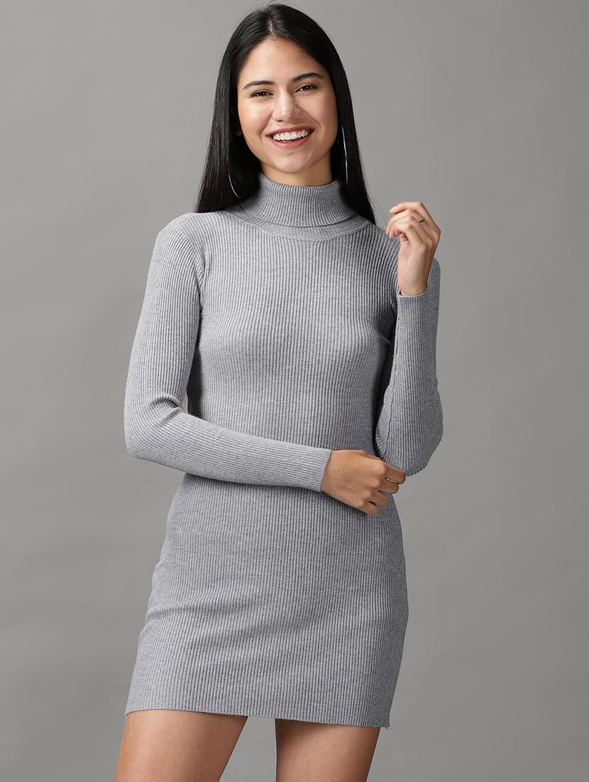 women solid bodycon dress