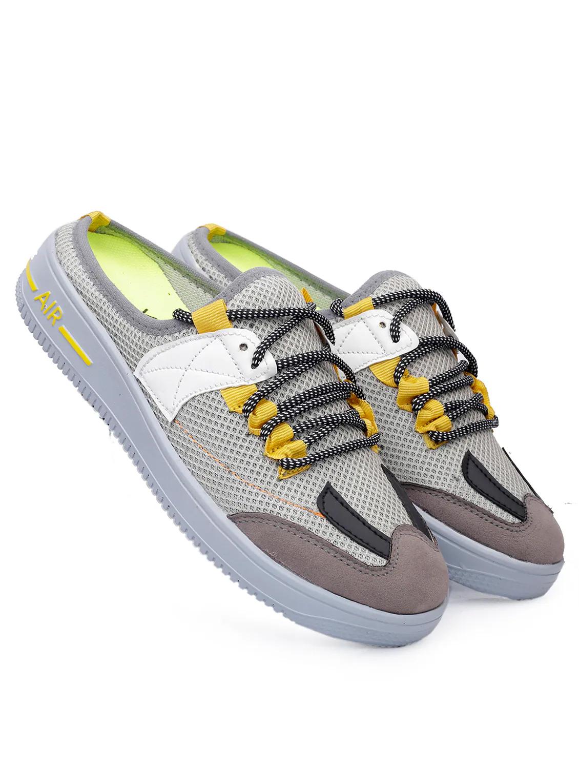 men grey slip on sneaker
