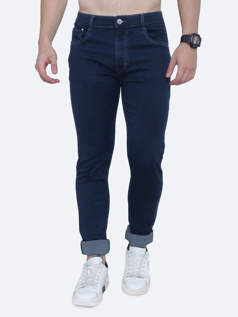 mens slim fit plain jeans