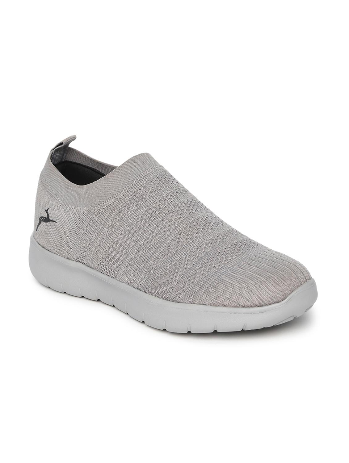 grey slip on casual shoes