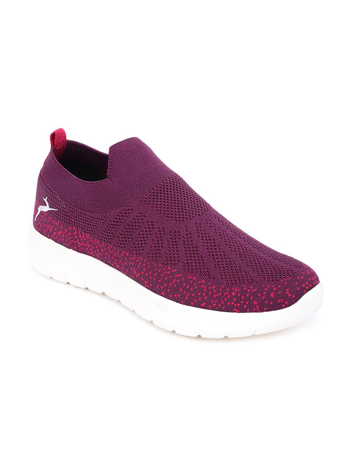 purple slip on casual shoes