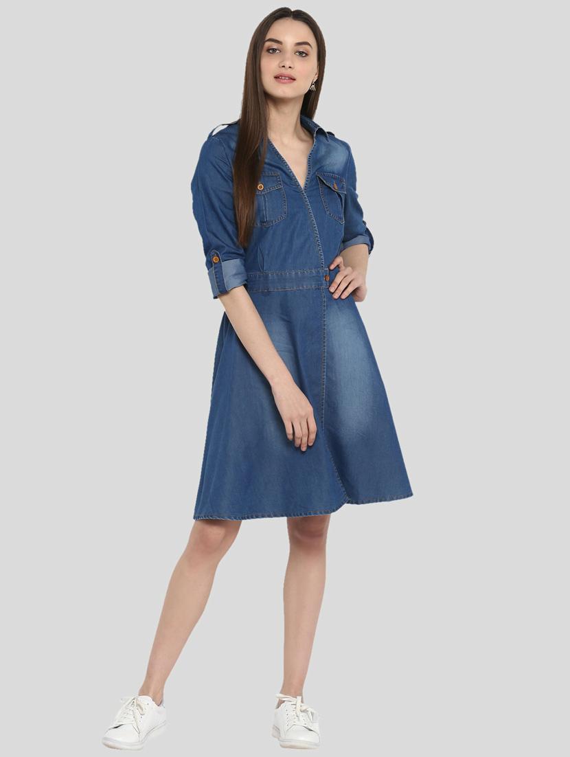 women's solid dress