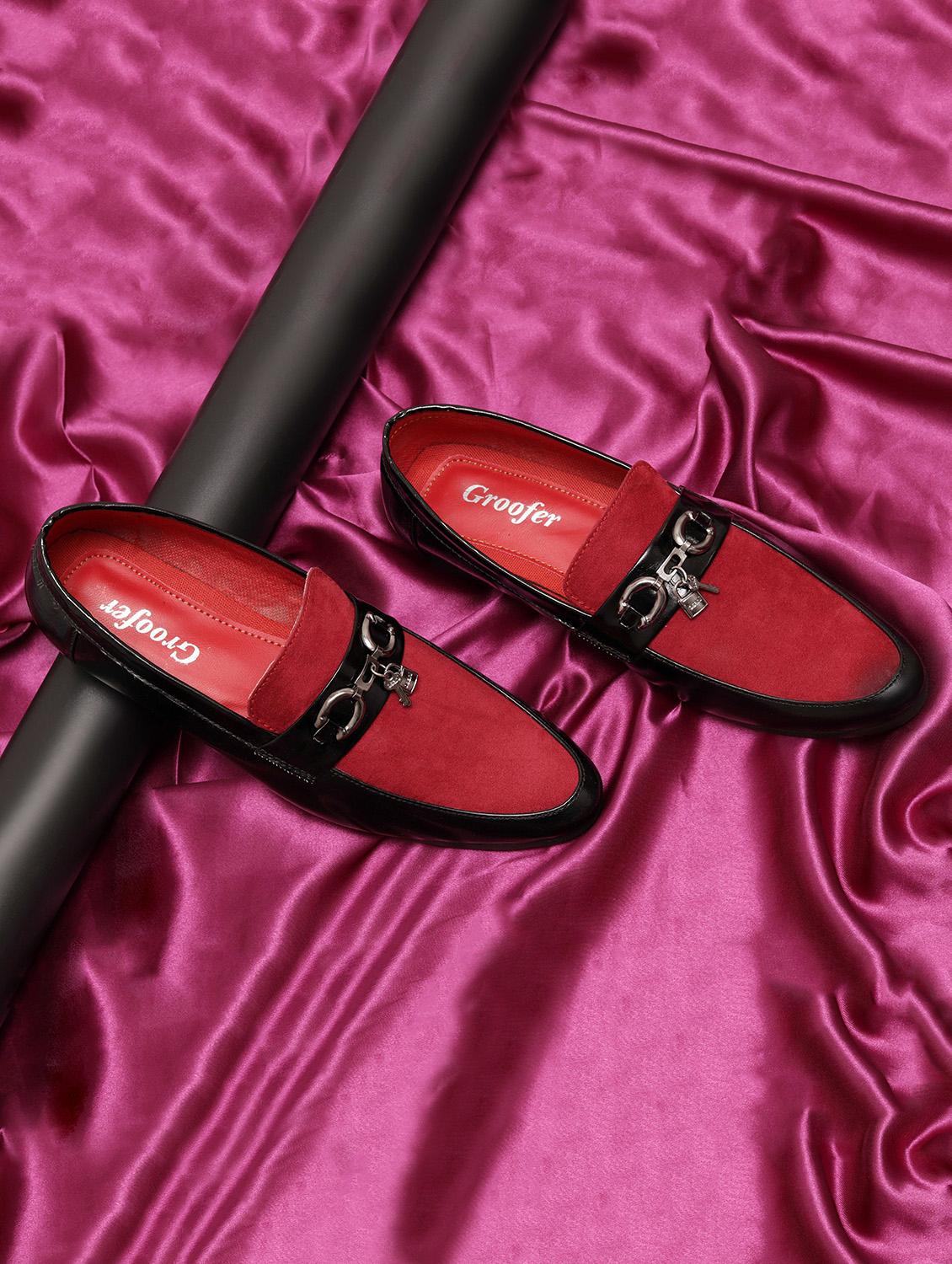 men slip on horsebit loafers
