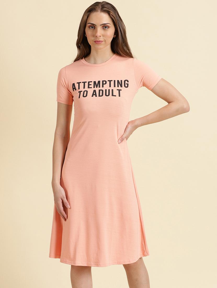 women's typography dress