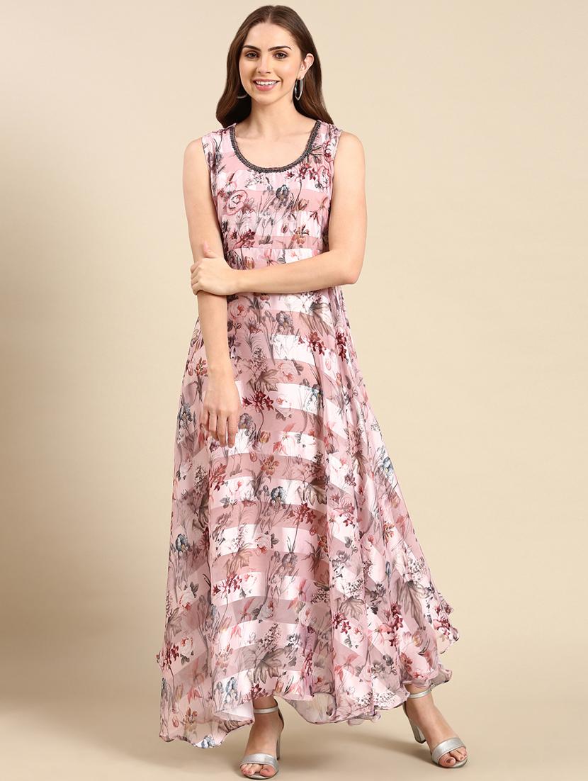 women's fit & flare floral dress