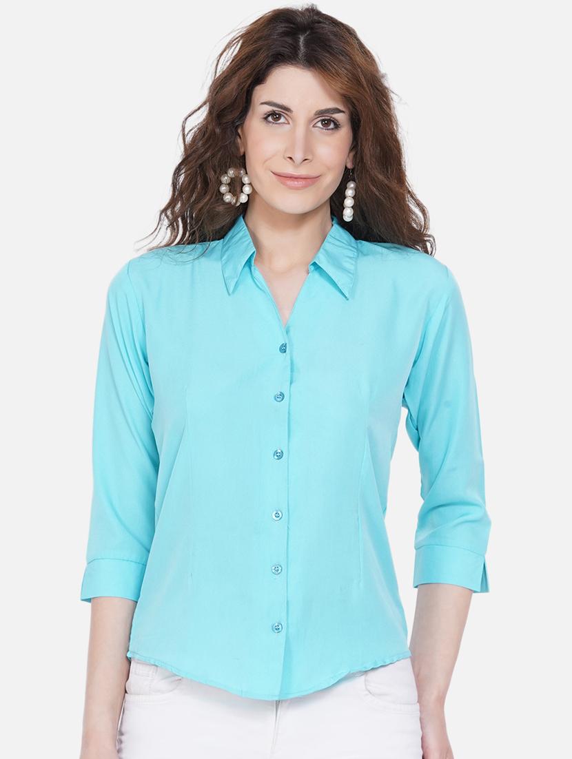 solids crepe regular shirt