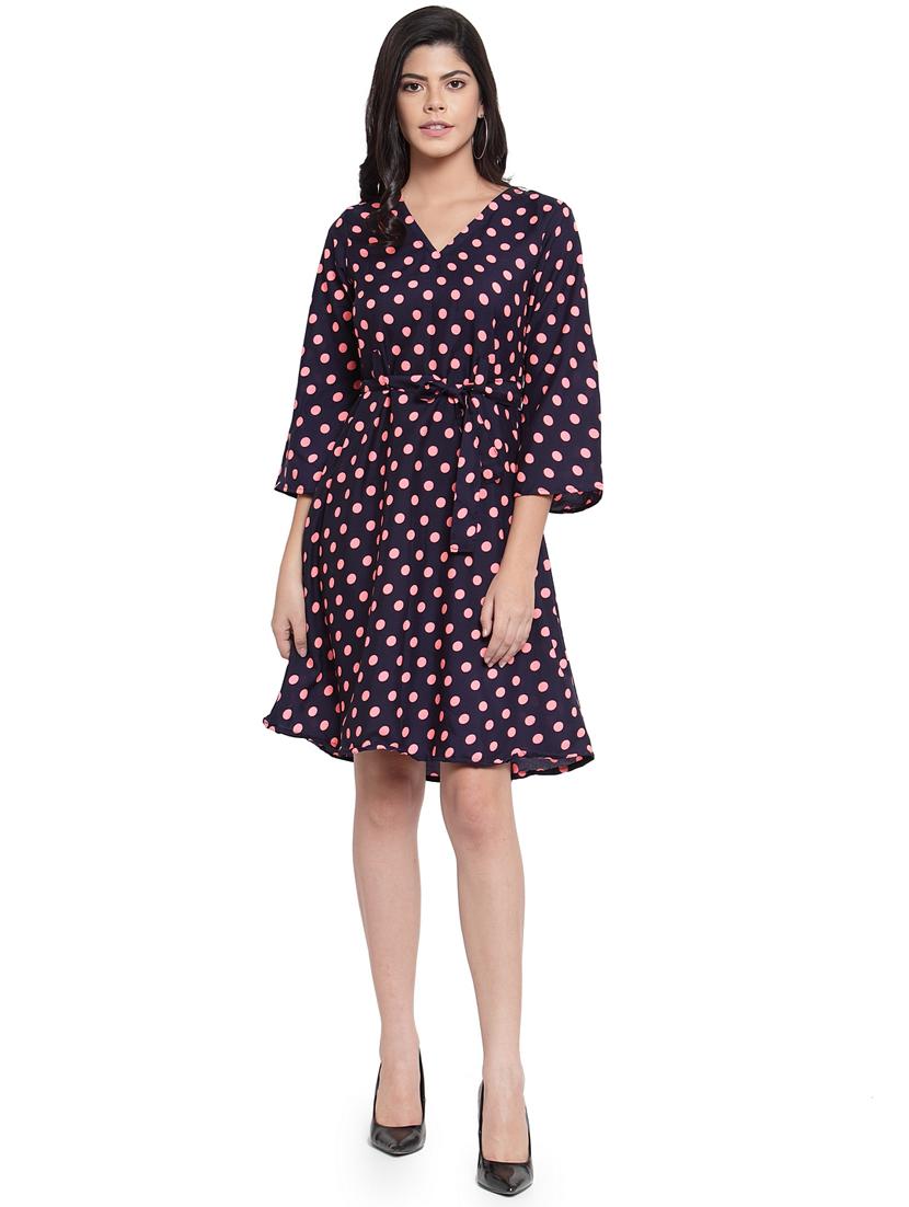 women's polka dots dress
