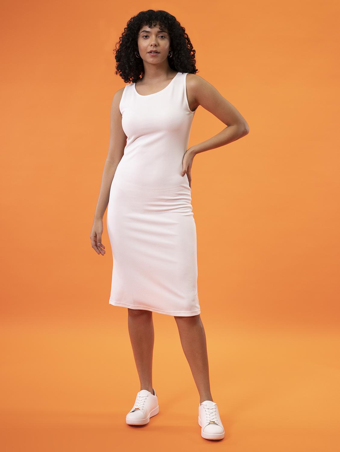 women's bodycon solid dress