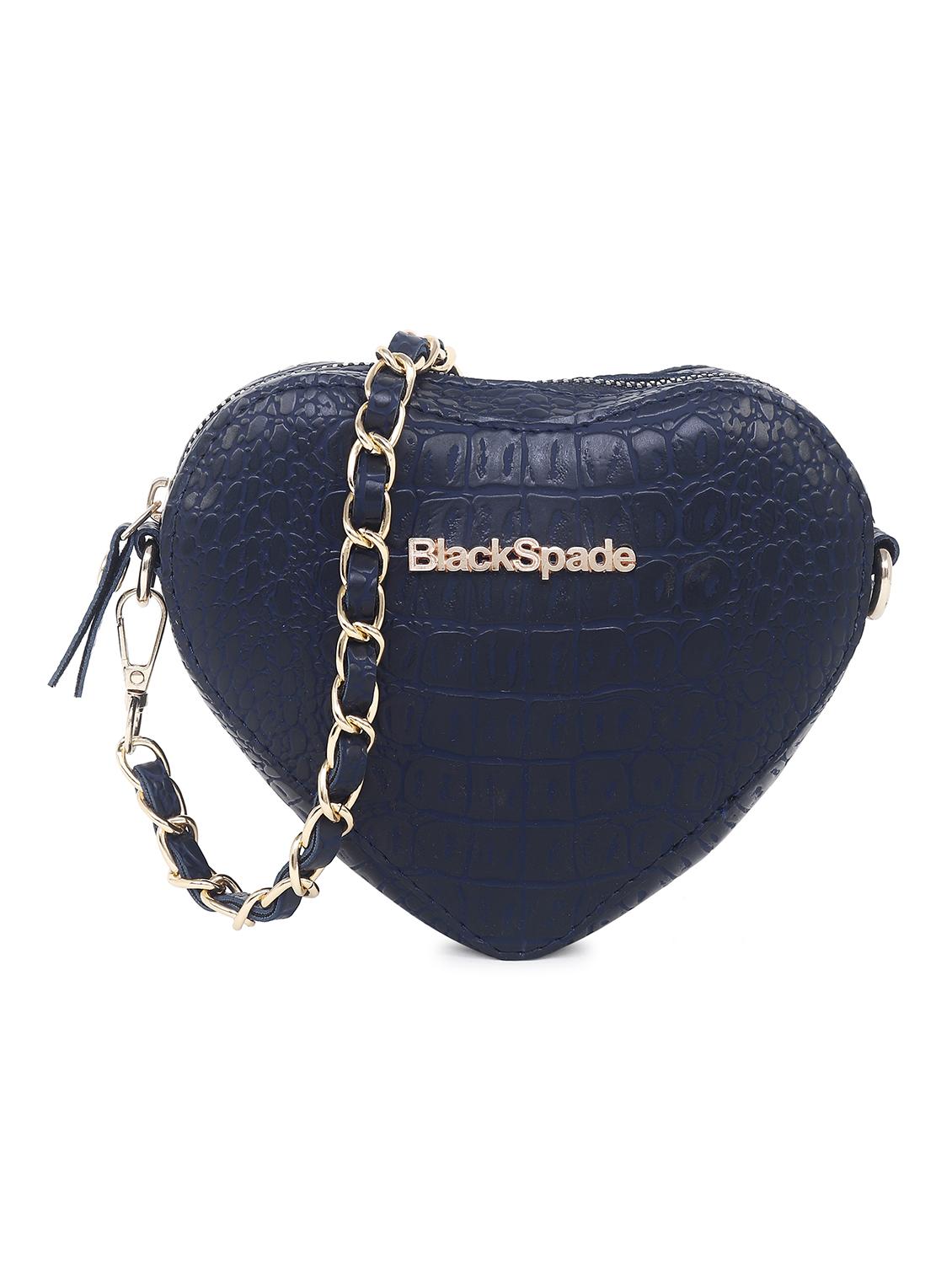women leatherette structured sling bag