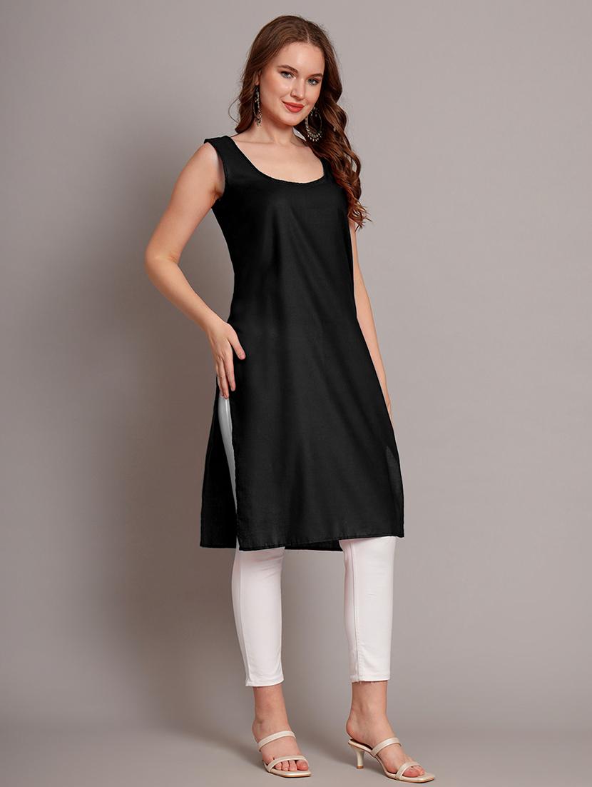 black cotton camisole