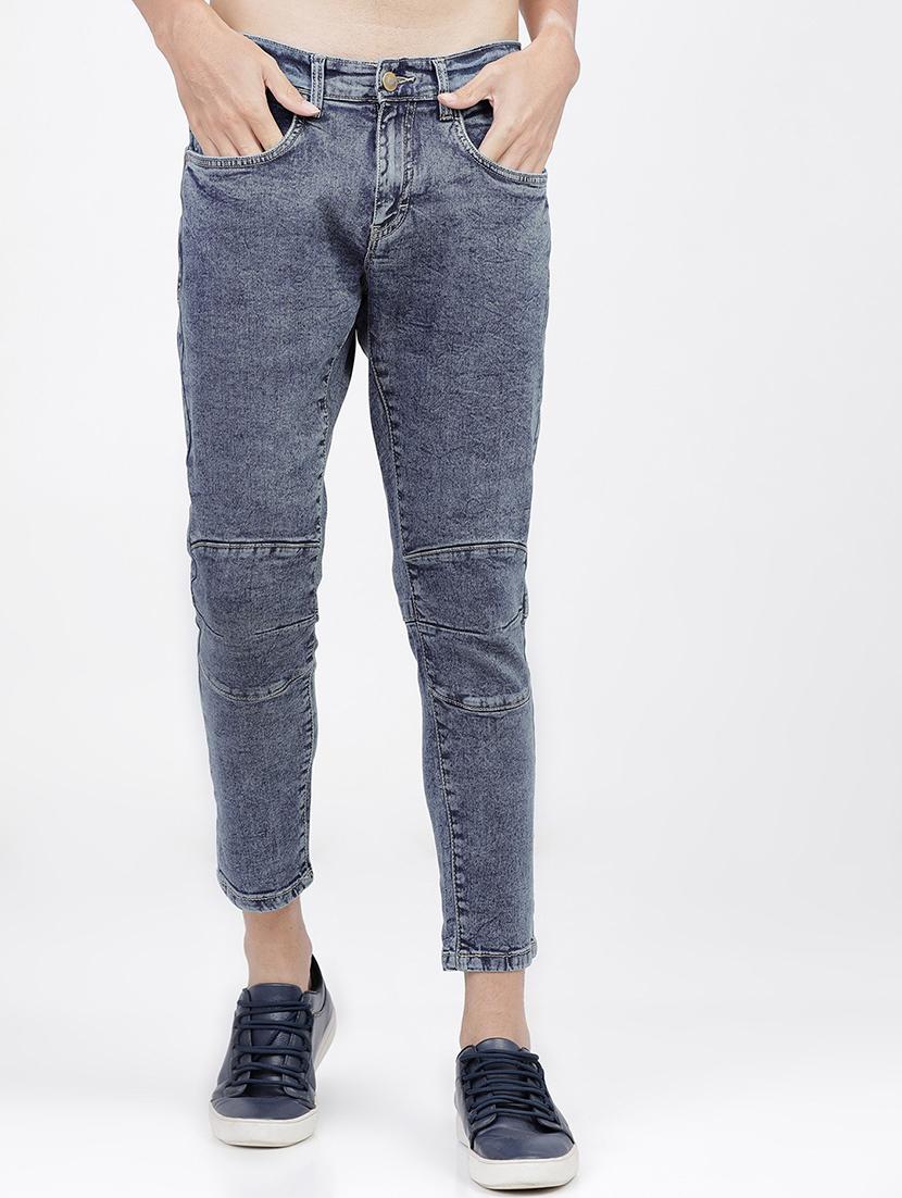 men plain slim fit mid rise jeans